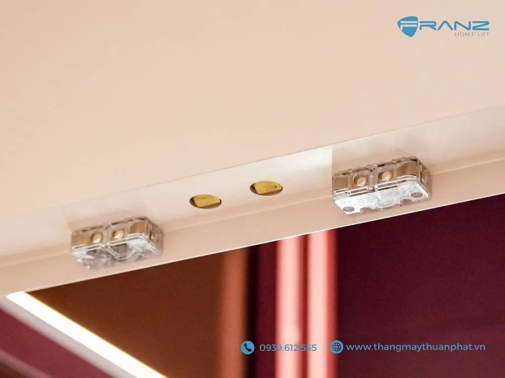 Thang máy kính Franz cửa mở 2 cánh